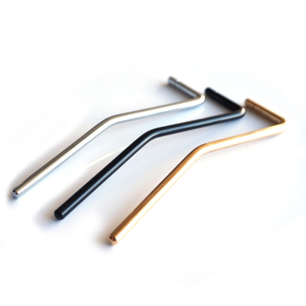 Push-in Tremolo Arm Whammy Bar 6mm – Chrome Black Gold