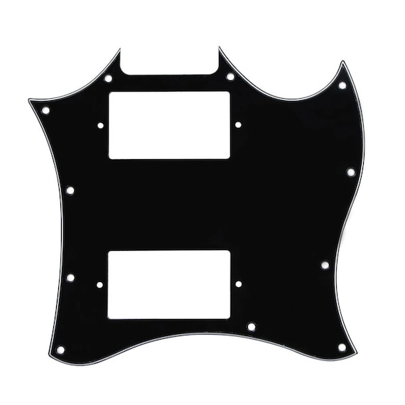 Epiphone SG Full-face Pickguard SG G-310 Scratch Plate - Black - Etsy