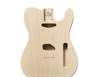 Korpus gitary Telecaster - nieukończony - 2-częściowy jesion