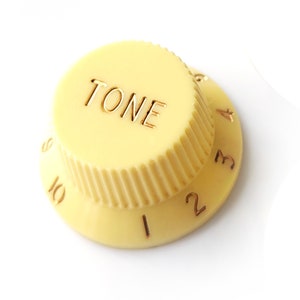 Stratocaster Tone & Volume Knobs – Set or Individual – White, Cream, Mint, Black image 6