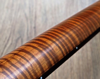 Telecaster Compatible Roasted Flame Maple and Rosewood Pro Guitar Neck Satin