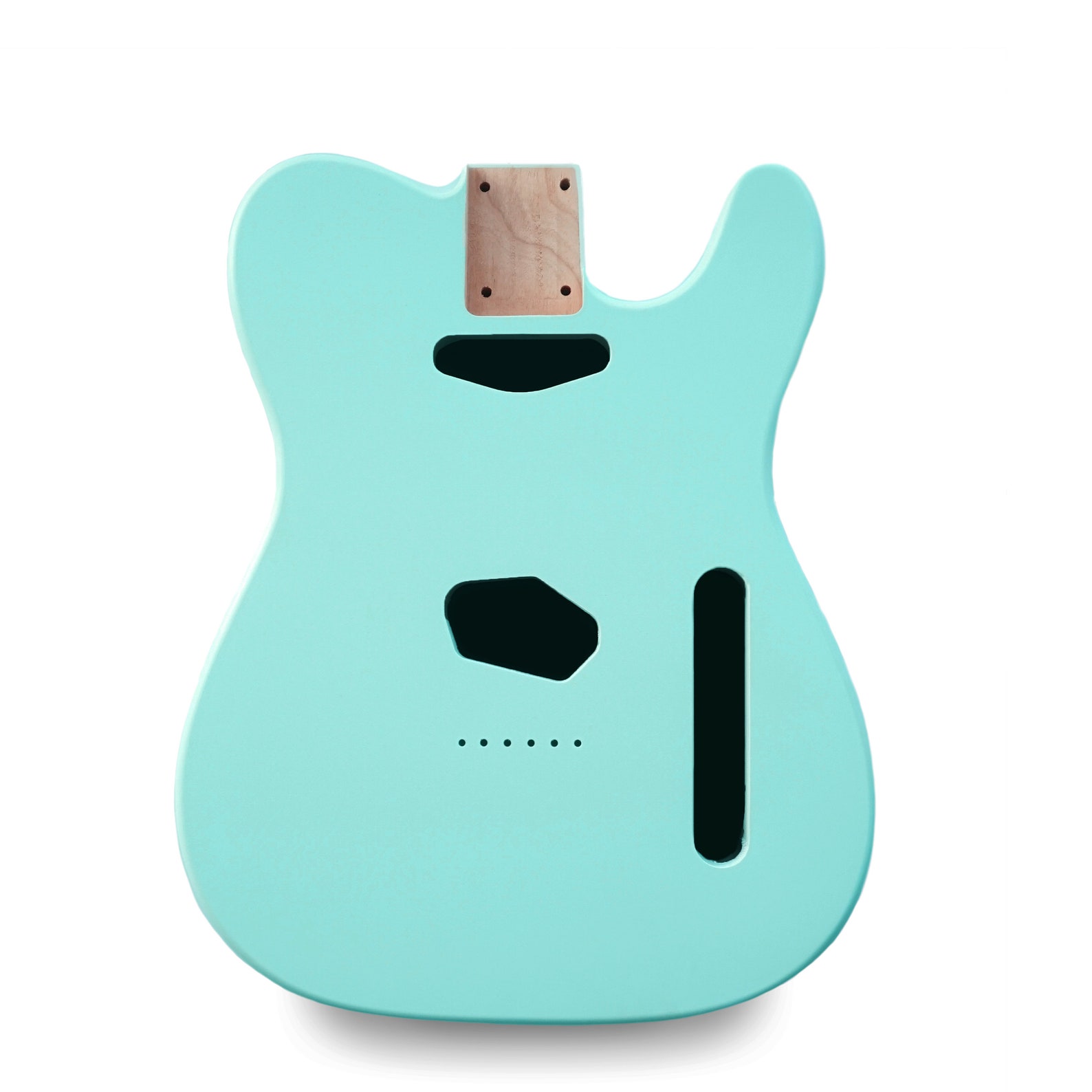 Telecaster Guitar Body - Daphne Blue Vintage Nitro Satin- 2 Piece American Alder