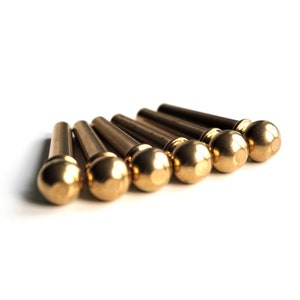Vintage Brass Acoustic Guitar Bridge Pins