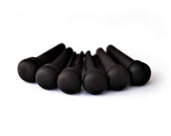 Hand Crafted Ebony Bridge Pins