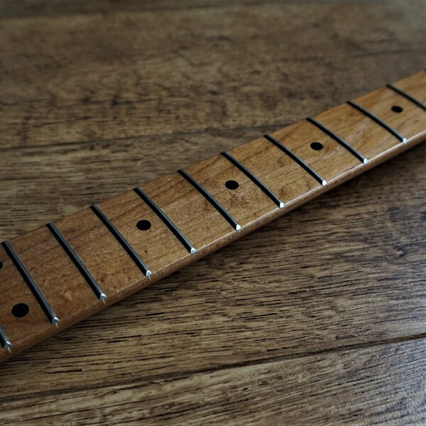 Roasted Maple Stratocaster Guitar Neck Gloss