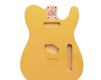 Korpus gitary Telecaster - Firemist Gold - 2-częściowy, olcha amerykańska