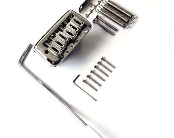 Kit de trémolo rétro Stratocaster - Chrome