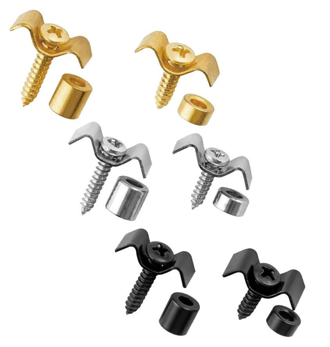Vintage Style String Tree Retainers - Chrome, Black, Gold - Etsy