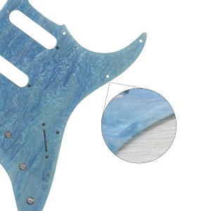 Galactic Pearl Stratocaster Electric Guitar Pickguard image 6