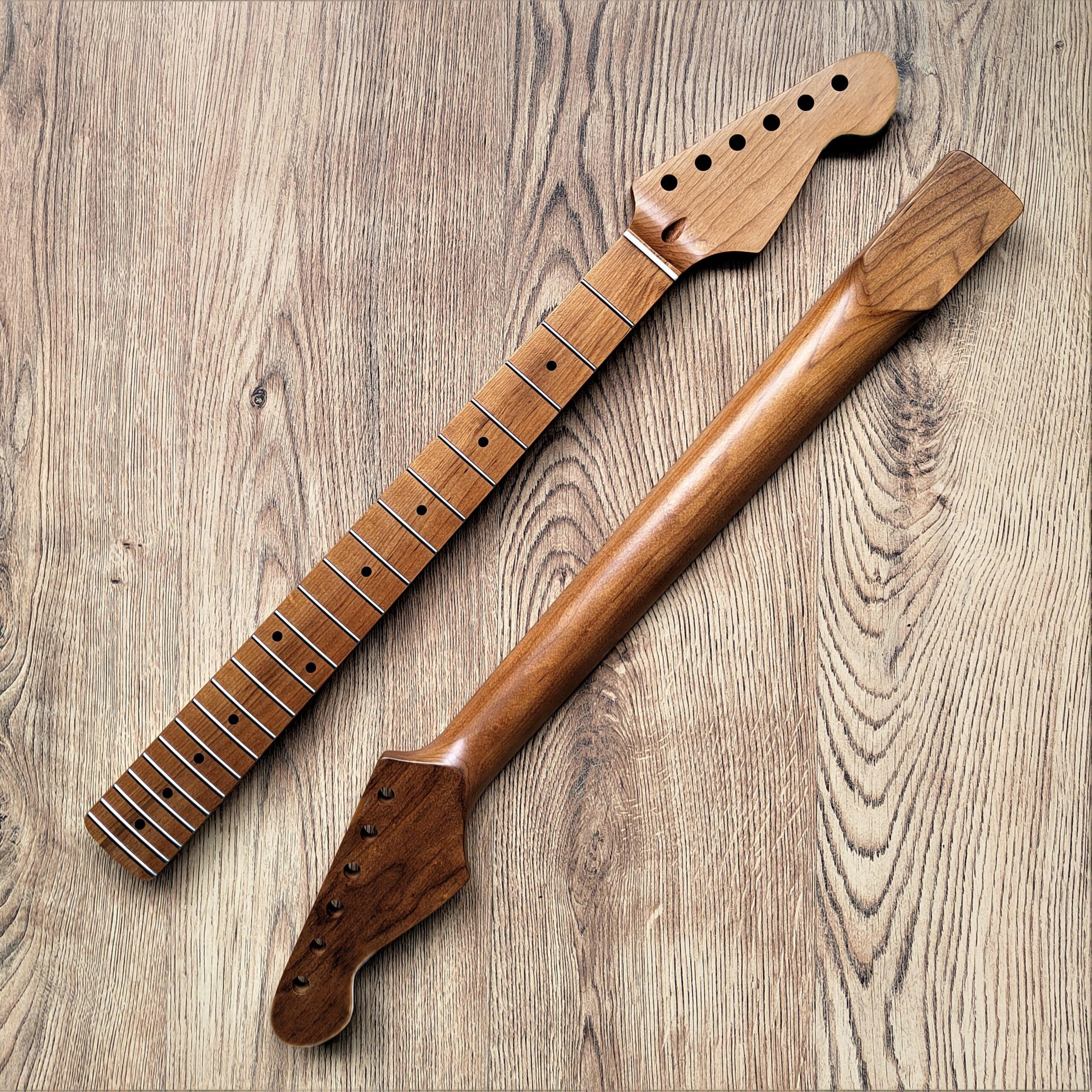 Stratocaster Compatible Roasted Maple Guitar Neck Nitro 22