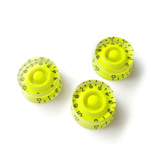 Speed Control Knobs – Volume Tone for Gibson & Epiphone Les Paul – Lime Green