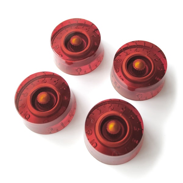 Speed Control Knobs – Volume Tone for Gibson & Epiphone Les Paul – Amber