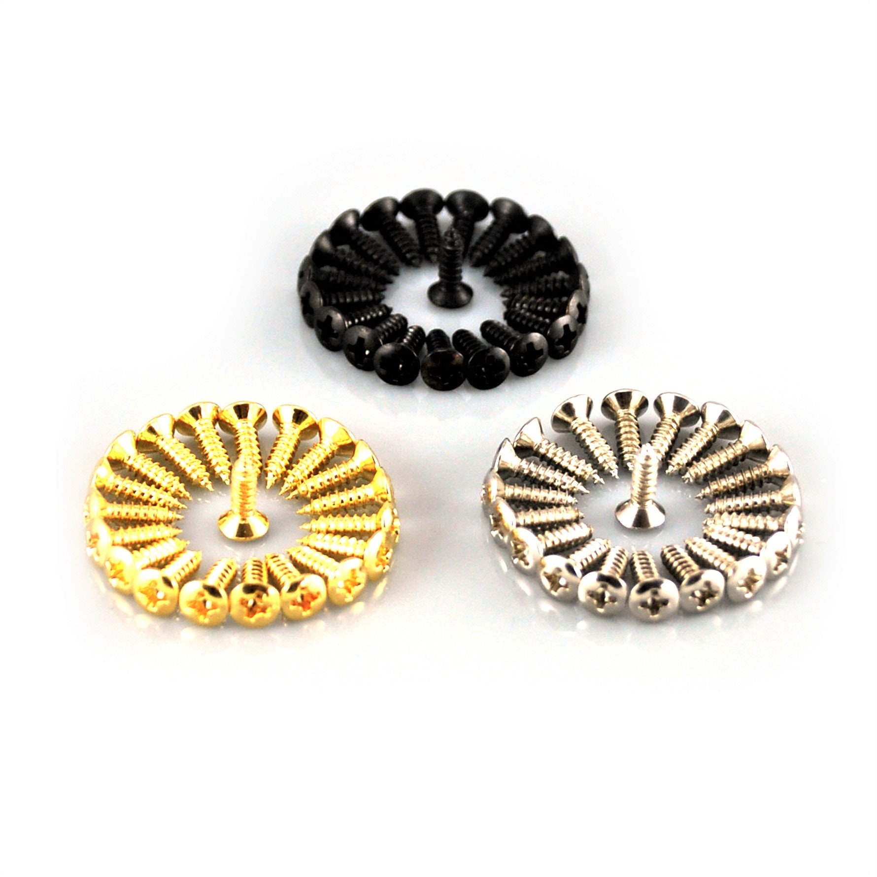 50 Viti Per Battipenna Per Chitarra, In Rame Rosso, 3 Mm - Foto 7