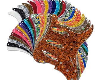 Colourful Strat Stratocaster Electric Guitar Pickguard Scratch Plates to Fit Fender USA MEX