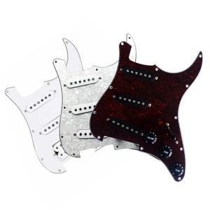 Loaded Stratocaster Electric Guitar Pickguard Scratchplate Prewired