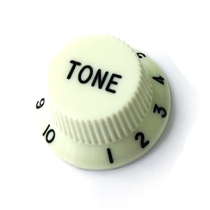 Stratocaster Tone & Volume Knobs – Set or Individual – White, Cream, Mint, Black image 9