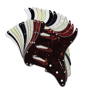 Stratocaster Electric Guitar Pickguard Scratchplate to Fit Fender USA MEX SSS
