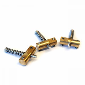 Brass Compensated Telecaster Saddles for Tele Guitar Bridge