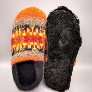 Felted wool slippers (7,5)
