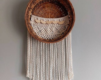 Macrame basket