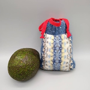 FeltFelted wool avocado ripening bag