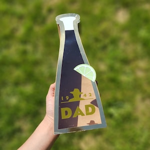 Fathers Day Tequila Box | Dia De Los Padres Botella De Tequila (CAJA) | Regalo Para Padre | Customized Favor Box | Tequila Box