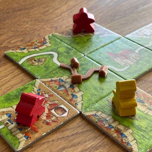 Carcassonne Expansion “Curved Trails” – 3D Print – 10 pcs.
