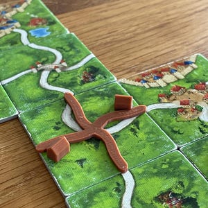 Carcassonne expansion “Crossroads” 3D print – 6 pieces