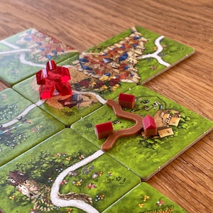 Ampliación Carcassonne “Senderos Curvos” – Impresión 3D – 10 uds.