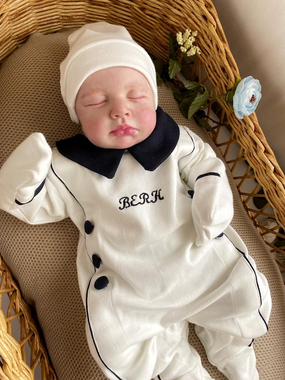 Body para bebé niño recién nacido, ropa de hospital para bebé niño (0-3  meses)