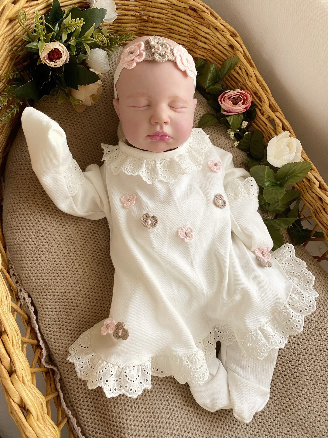 Baby Girl Coming Home Outfit, Newborn Hospital Outfit