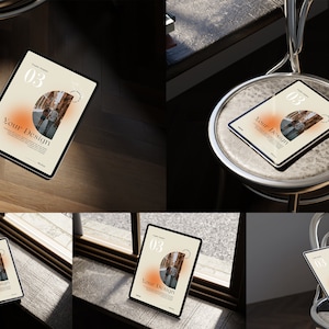 Realistic iPad Mockup 3D Rendered