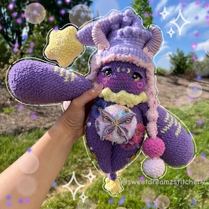 Monstruo Tauri - Monstruo lindo - Peluche amigurumi de ganchillo coleccionable