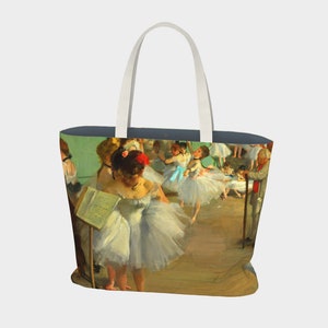 Tote Bag: The Dance Class by Edgar Degas, 1874