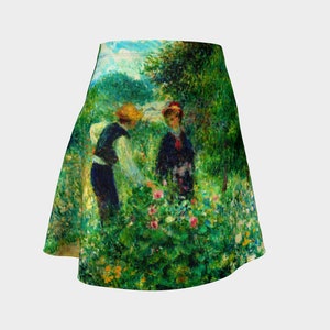 Flare Skirt: Picking Flowers by Pierre-Auguste Renoir, 1875