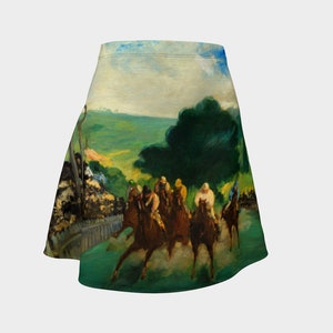 Flare Skirt: The Races at Longchamp by Édouard Manet, 1866 image 1