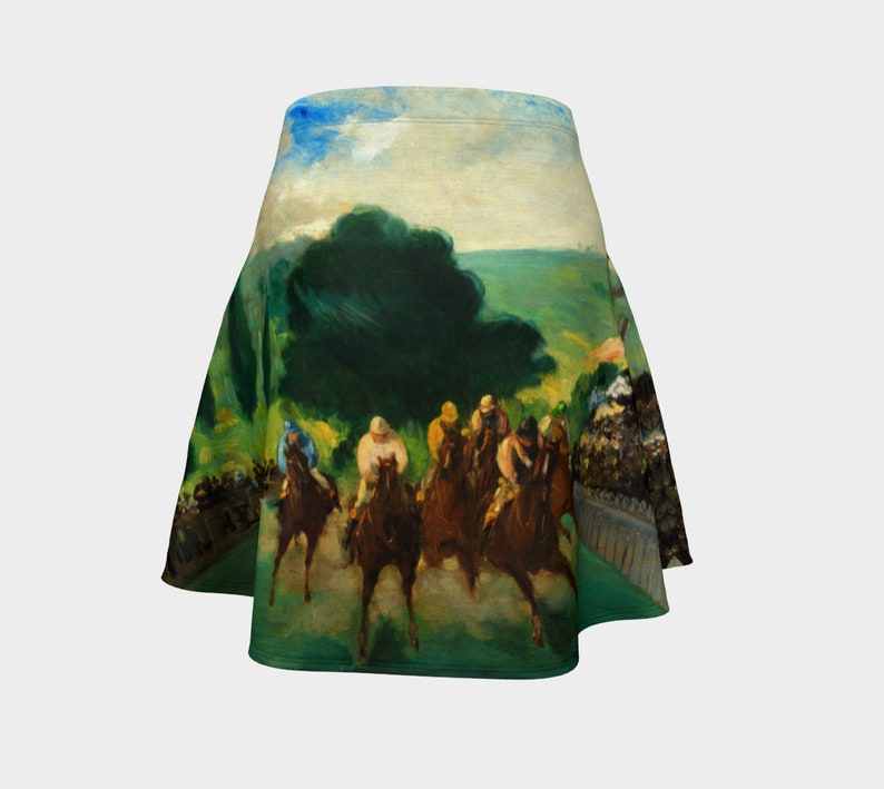 Flare Skirt: The Races at Longchamp by Édouard Manet, 1866 image 3