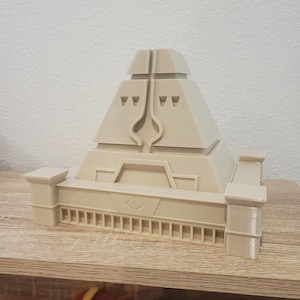 Pyramid Deck Box and Dice Storage for MTG - STL File - Commander / EDH (Digital File Only)