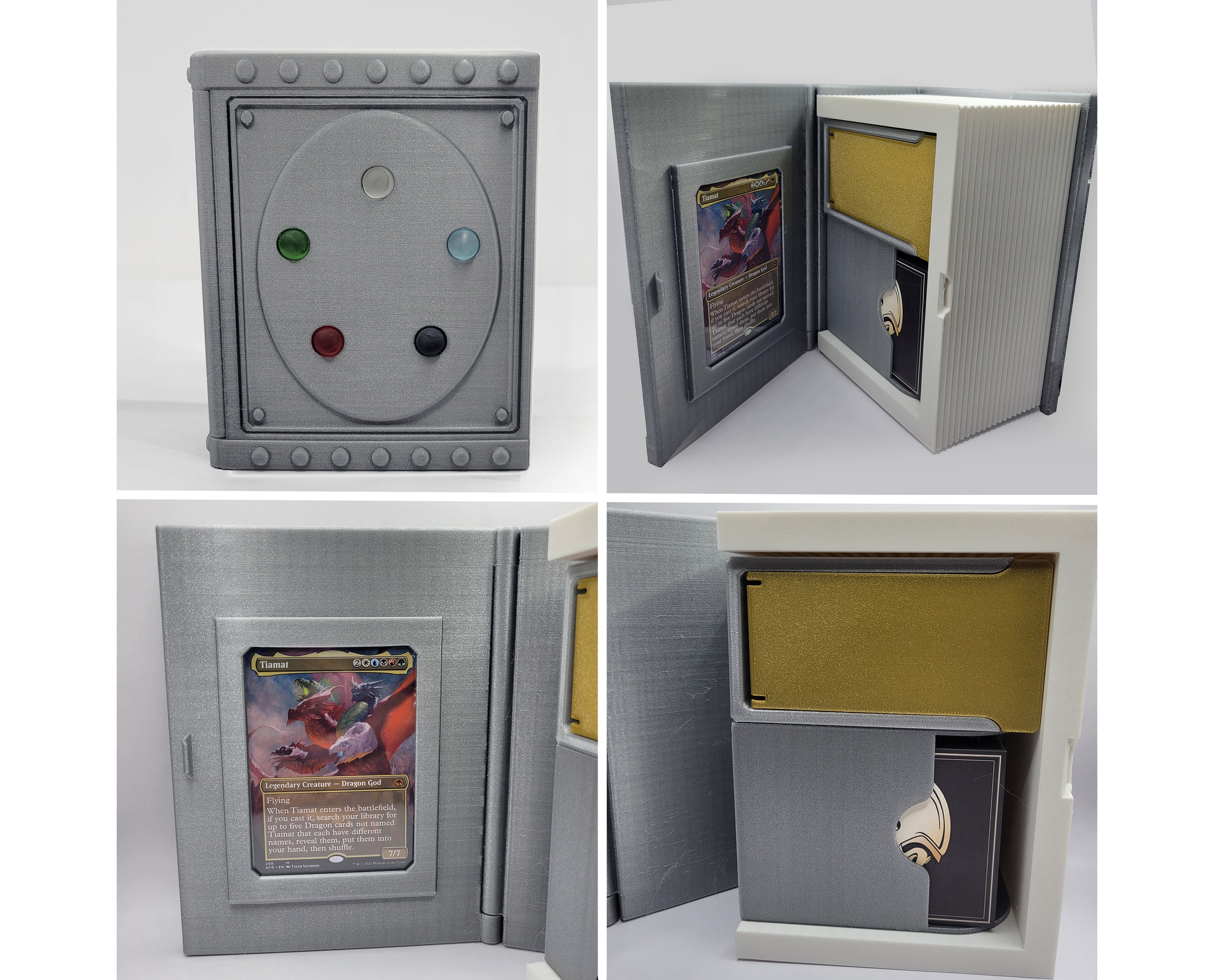Bookshelf MTG Deck Box STL File  Commander/edh (100 Sleeved) - Etsy Ireland