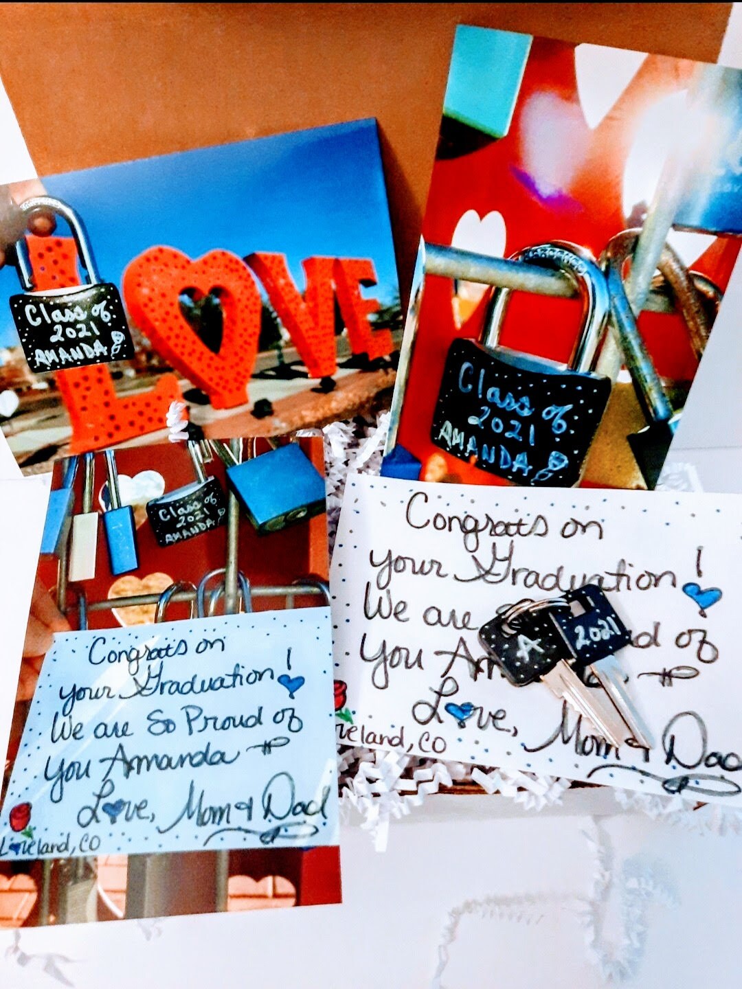 Love Locks From Loveland, Colorado for Any Special Occasion or