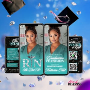 Nurse Graduation Invitation Nursing Graduation Invitation Template Graduation Invitation Graduation Party Invitation Graduation Invite 2025