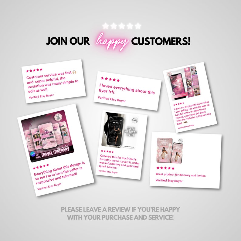 Join our happy customers