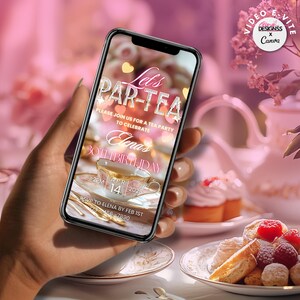 Instant download evite diy tea party par-tea