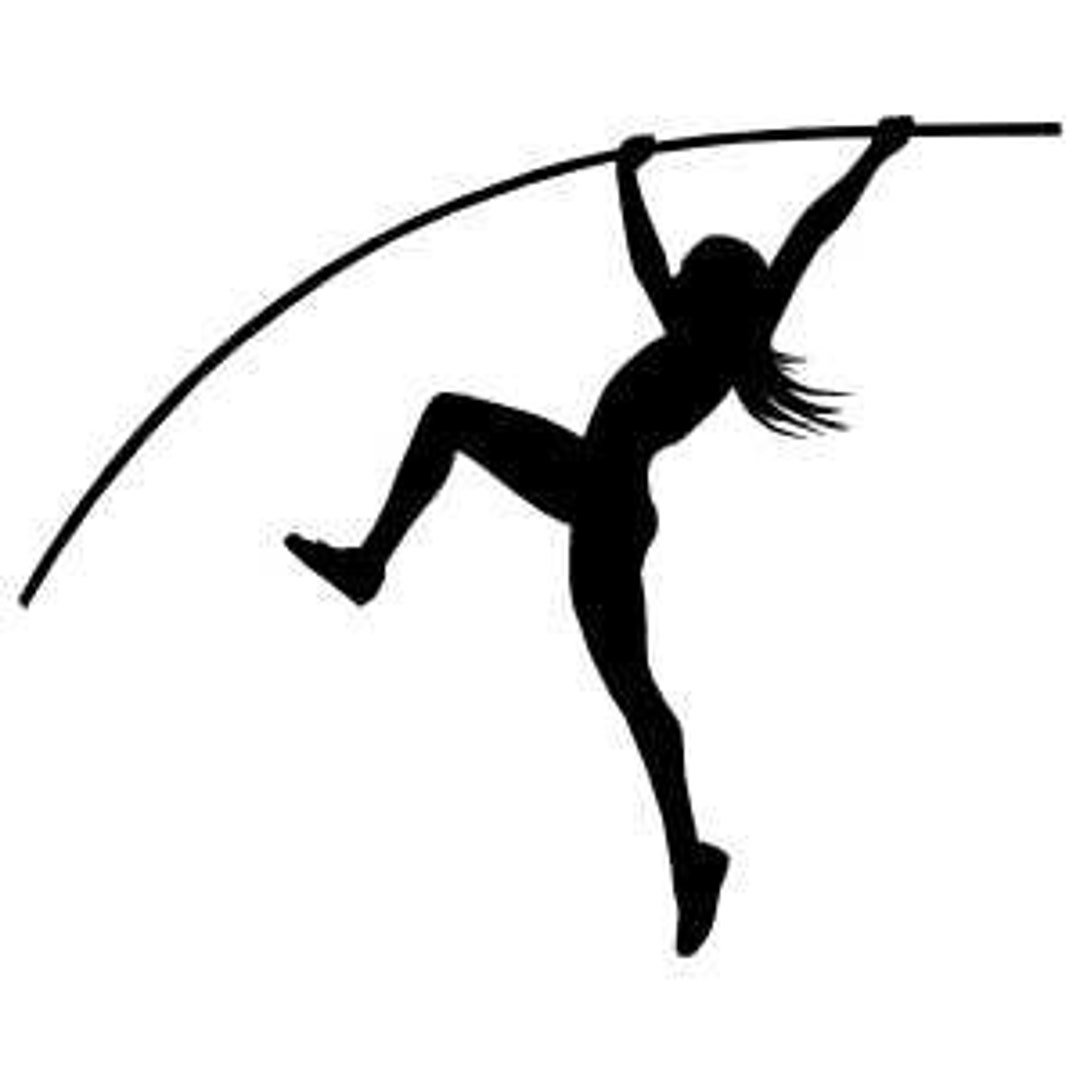 Women&rsquo;s Pole Vaulter Vehicle Decal Sticker - Etsy