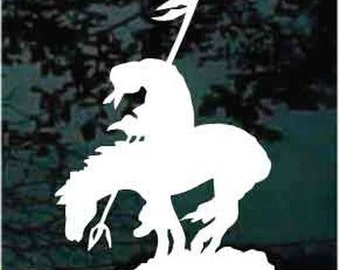 At The End Of The Trail Indian Vehicle Decal Sticker Etsy Australia