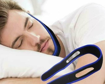 Snore Stop Belt Anti Snoring Cpap Chin Strap Sleep Apnea Jaw