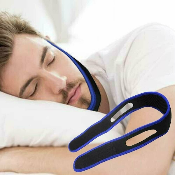 Snore Stop Gürtel Anti Schnarchen Cpap Kinnriemen Schlafapnoe Kiefer