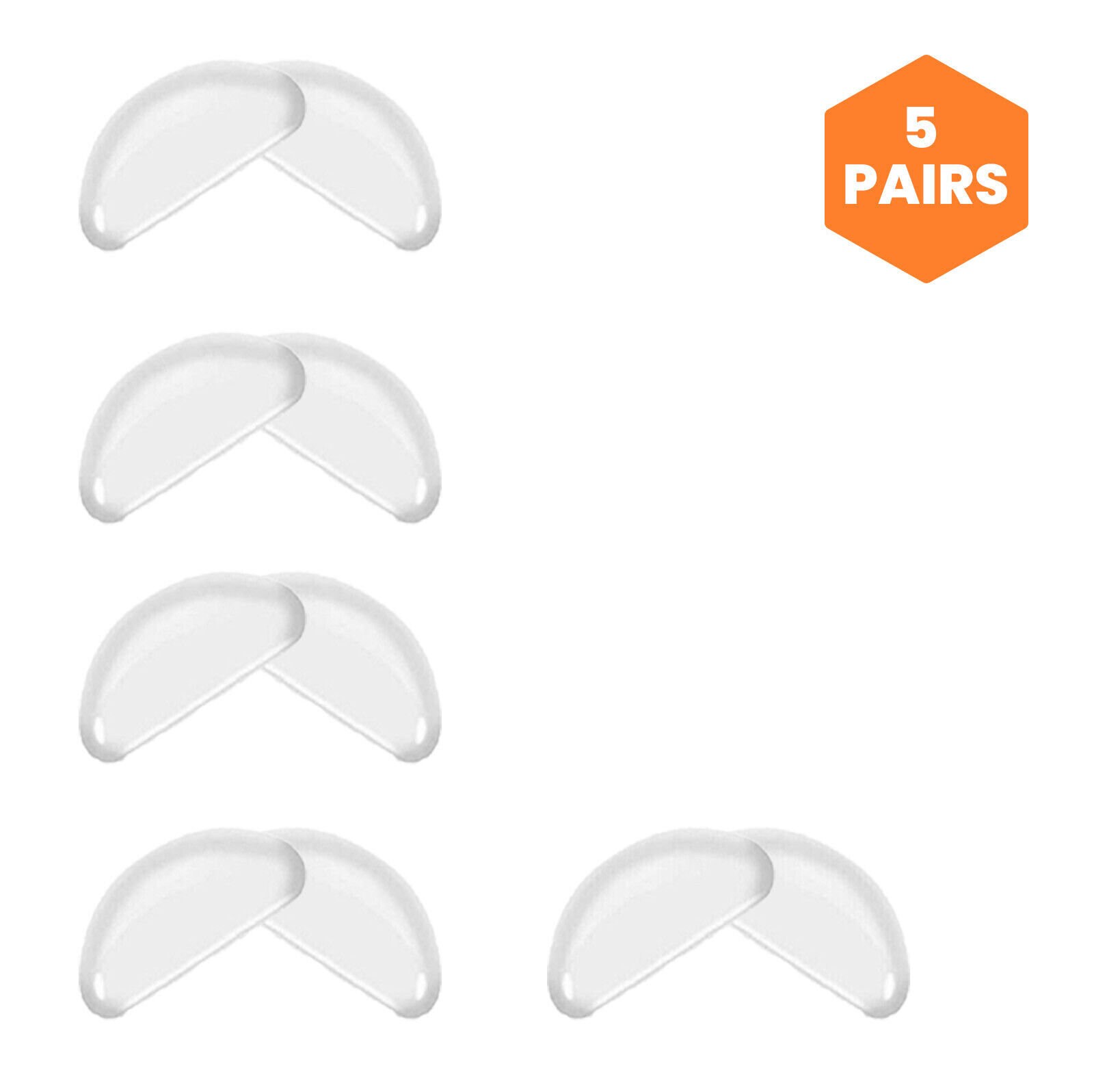 5 Pairs Antislip Silicone Stick on Nose Pads for Eyeglasses Etsy