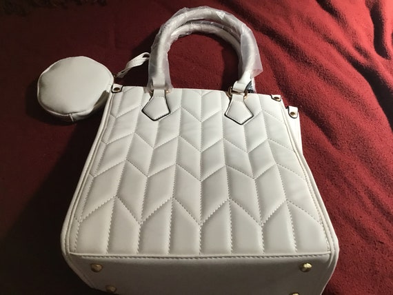 Kayla Ava Quilted Design Tote With Coin Purse Canada