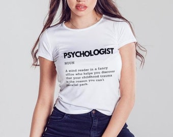 Psychologe Definition T-Shirt: Lustiges Psychologe Studenten Geschenk